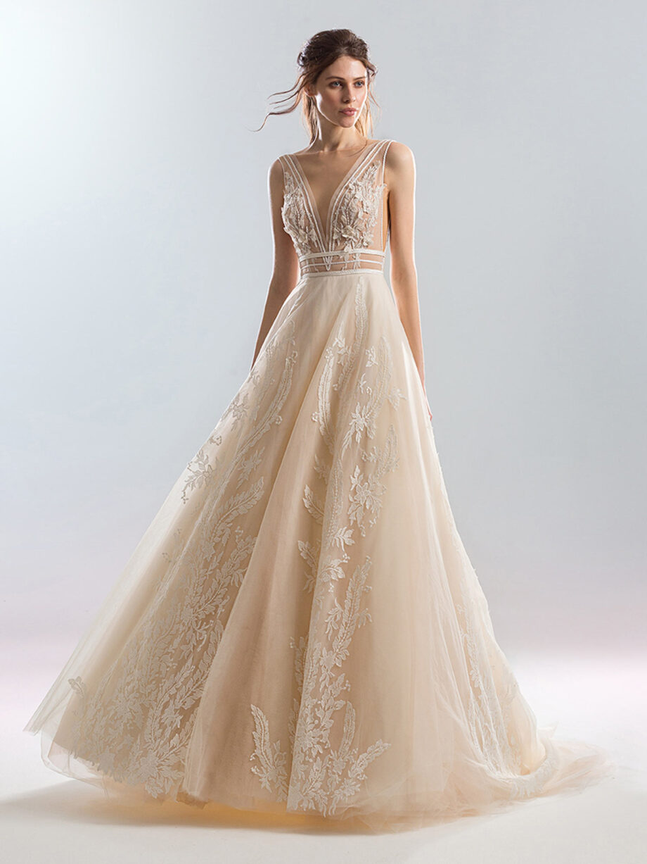 sample sale A-line wedding dress