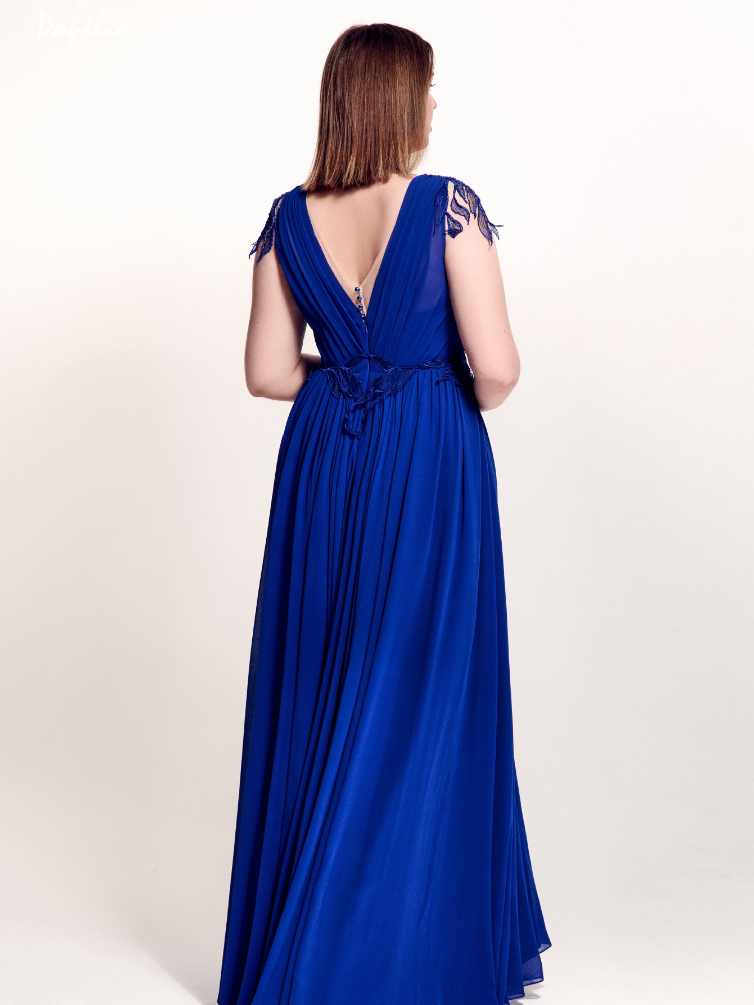 0741 Plus size evening dress 2